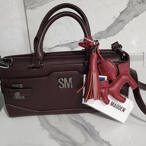 Steve Madden Dark Red Satchel
